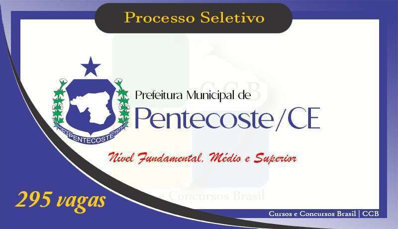 Concurso: Prefeitura Municipal de Pentecoste/CE | Edital ...