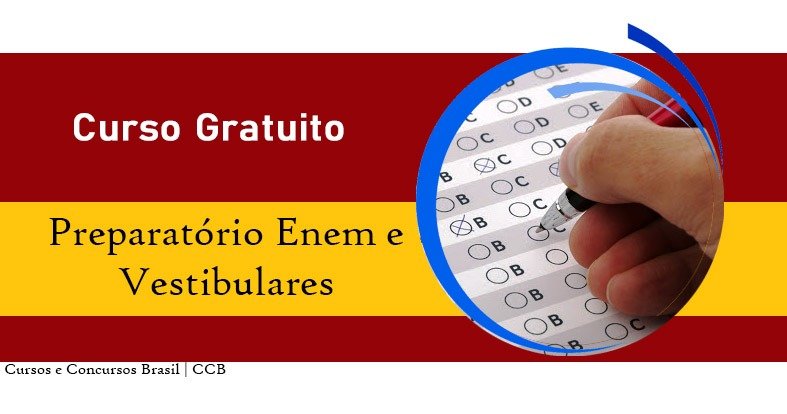 Curso Gratuito: Preparatório Enem E Vestibulares